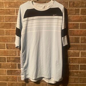 Nike powder blue dri performance shirt size xl